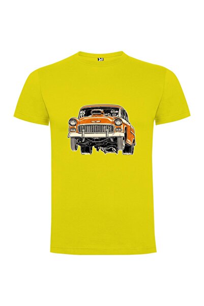iLovePrints Orange Retro Ride Tshirt