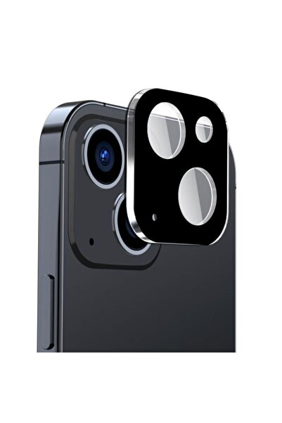 Techsuit Πλήρες Γυαλί Κάμερας - iPhone 15 / iPhone 15 Plus - Μαύρο