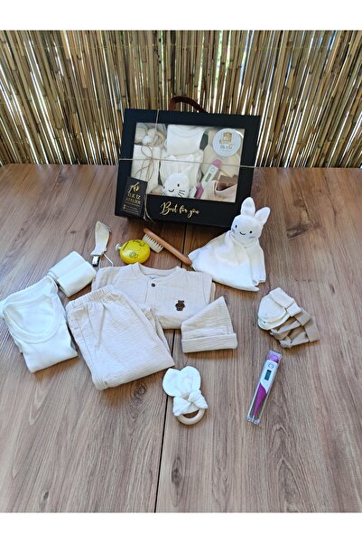 Genel Markalar İlk İz Atelier Premium Pencereli Valiz Kutulu Yenidoğan Hastane Çıkışı Ve Bebek Bakım Hediye Seti