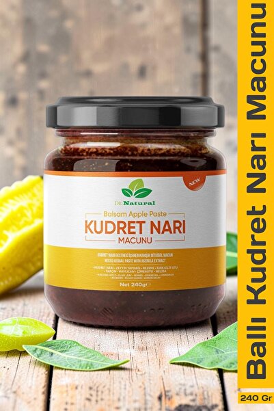 DRNATURAL Ballı Kudret Narı Macunu Pekmez ve Bitki Karışımlı Macun 240 Gr.