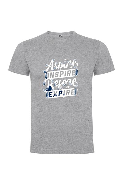 iLovePrints Blue Aspirations: Inspired Inspiration Tshirt