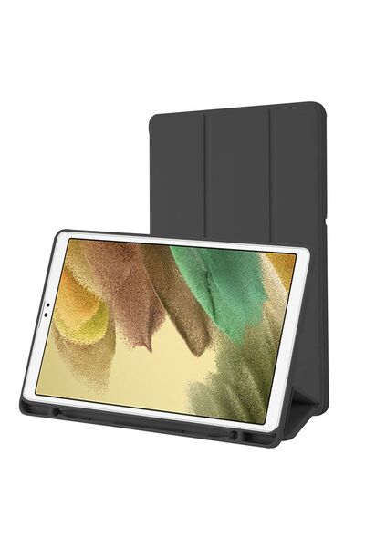 Techsuit Flex Trifold (με θήκη για μολύβι) - Samsung Galaxy Tab A7 Lite - Μαύρο