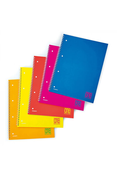 MC Micostore Caiet A4 cu spirala - One Color Fluo, 80 g/m2, 60 pag. (Matemati...