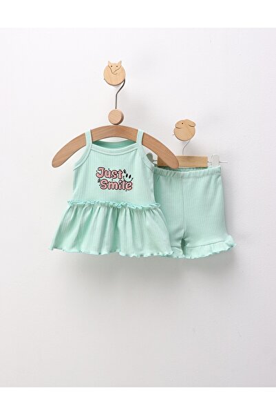 MiniKids Set de vara, Just Smile, verde