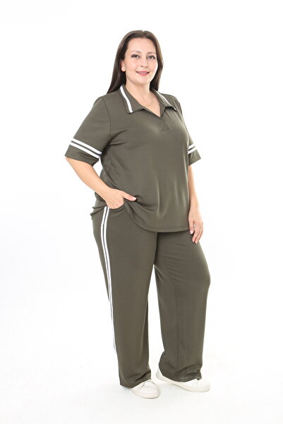 XL Modam Xlmodam Women's Oysho Fabric Plus Size Top and Bottom Set