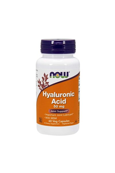 Now Foods Hyauluronic Acid With Msm 50 MG Msm 450 MG