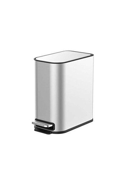 Noon East 5L Slim Stainless Steel Pedal Trash Can with Silent Close Lid, Fing...