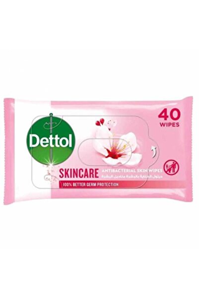 Dettol ديتول مناديل مبلله 40 عبوه عنايه بالبشره