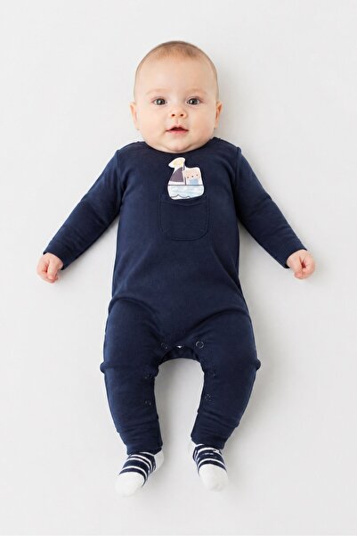Rock A Bye Baby Boutique رومبير بأكمام طويلة مطبوع عليه رسومات للأطفال الصغار...