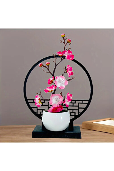 choice2 1SET G1053EG1053D 1set Chinese-Inspired Artificial Plum Blossom Bonsa...
