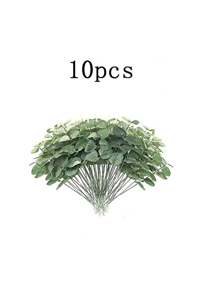 choice2 J250167-F 30/60/120Pcs Artificial Eucalyptus Leaves Stems Bulk 3 Kind...