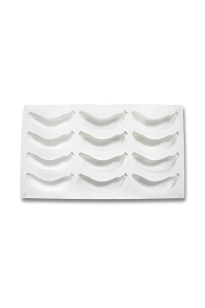 Choice 1pc 12 Cavity 3D Banana Silicone Mold for Baking Chocolate Mousse Cake...