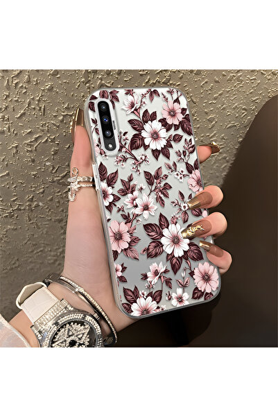 SLIMFELT Samsung Galaxy A50/A50S/A30S Uyumlu Güzel Çiçek Baskılı, Sade ve Şık...