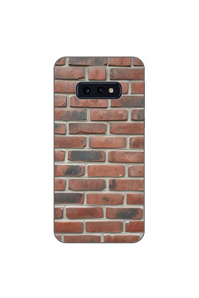 OEM Husa compatibila cu Samsung Galaxy S10e Silicon Gel Tpu Model Brick Wall