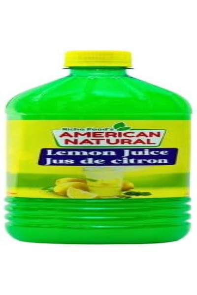 American Natural Lemon Juice 1Ltr X 12