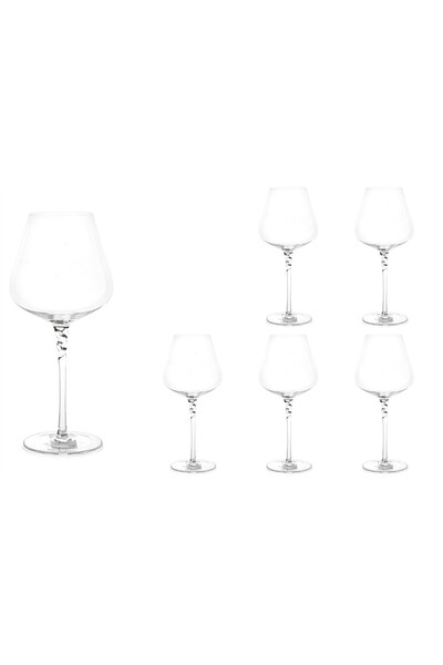 Mikasa Moor Nodes Series 6lı Beyaz Şarap Bardağı 550ml