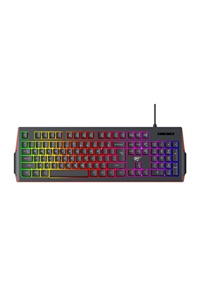 Havit Πληκτρολόγιο Gaming (KB866L) - με φωτισμό RGB, Αγγλική διάταξη, 1,4μ, 3...