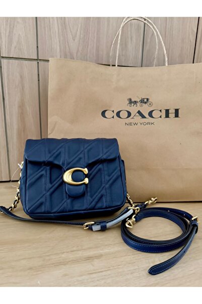 By Coach Square Tabby Quilted One-Shoulder Handbag Shoulder Bag Cross-Body Ba...