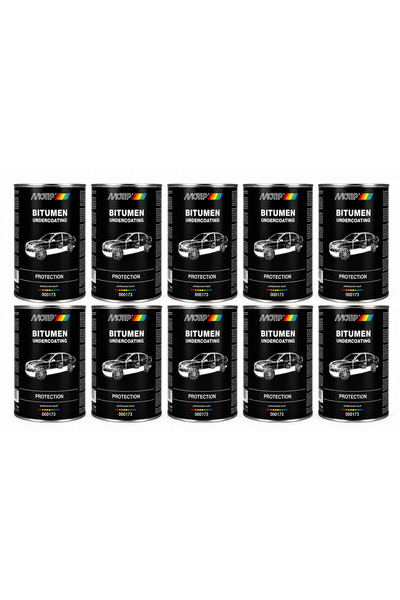 Motip Set 10 Bucăți Protector Antirugină Negru 1,3 kg – Protecție Bituminoasă...