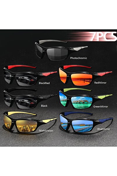 Choice 7PCS(EveryColor) 7PCS Fashion Vintage Driving Fishing Cycling Eyewear ...