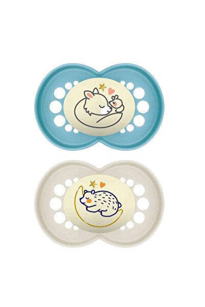 MAM Original Night Pacifier 16 μηνών+ - για αγόρια - 2 τεμάχια