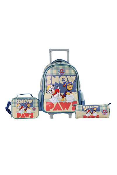 Moon Licensed Paw Patrol Snow Paw 3 in 1 Kids Trolley Set - (16-Inch) Premium...
