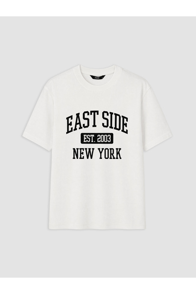 LC Waikiki New York Printed Crew Neck Men's T-Shirt