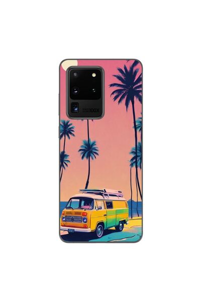 OEM Husa compatibila cu Samsung Galaxy S20 Ultra Silicon Tpu Model Summer Vib...