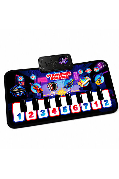VALA ®   Covoraș muzical Simfonii Sonate, 9 taste interactive, 6 melodii, lum...