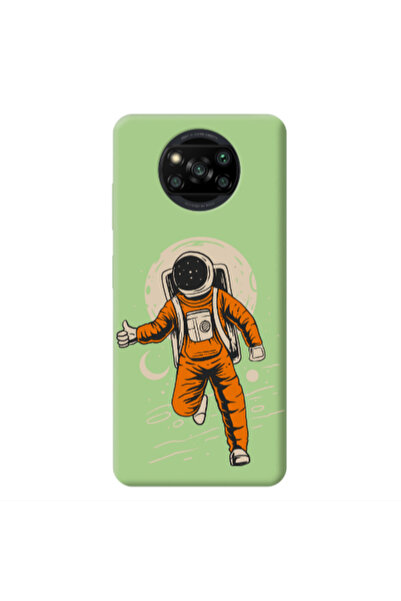 Other Xiaomi Poco X3 /X3 Pro Hitchhike Light Green Colored Silicone TPU Θήκη