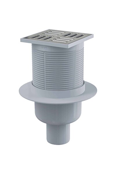 ALCA Sifon de pardoseală 105X105/50MM cu ieșire verticală