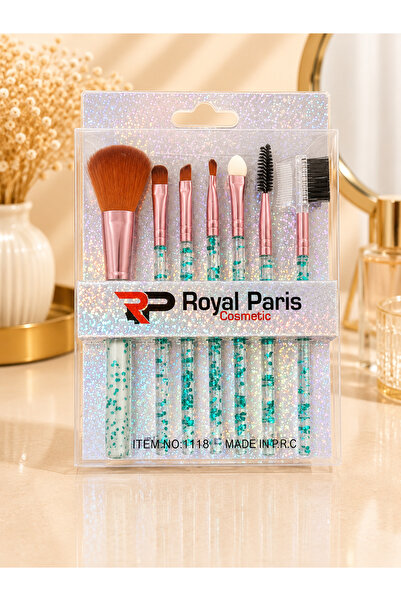 RP Royal Paris Cosmetic Royal Paris Cosmetic 7-Piece Professional Makeup Brus...