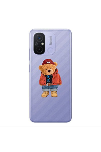 Other Xiaomi Redmi 12C Bear in a hat Transparent Silicone TPU Θήκη