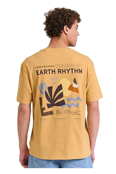 Funky Buddha T-Shirt FBM011-087-04 – Tan - l