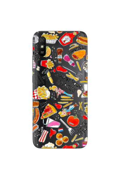 Other Xiaomi Redmi 9A Snack attack Transparent Silicone TPU Θήκη