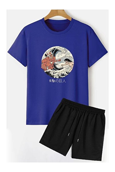 ZEMLİYA Sara Unisex Oversize Shorts Set Short Sleeve T-Shirt Comfortable Fit ...
