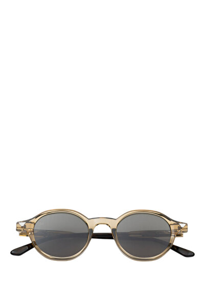 UNIQUE DESIGN MILANO Hook Honey Color Acetate Unisex Sunglasses