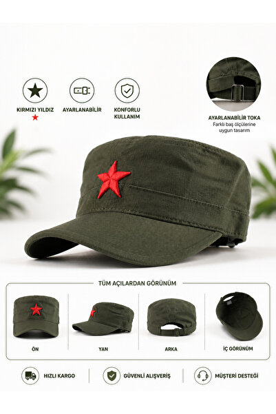 PROHUNTER Yıldızlı Fidel Castro Che Guevara Şapkası