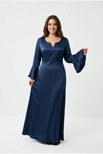 OEM Rochie midi eleganta din matase modal