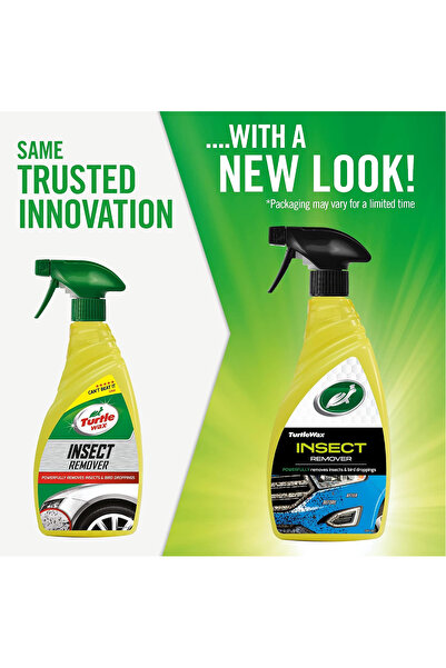 Turtle Wax Insect Remover Spray 500ml Car Cleaner Removes Bugs, Bird Dropping...