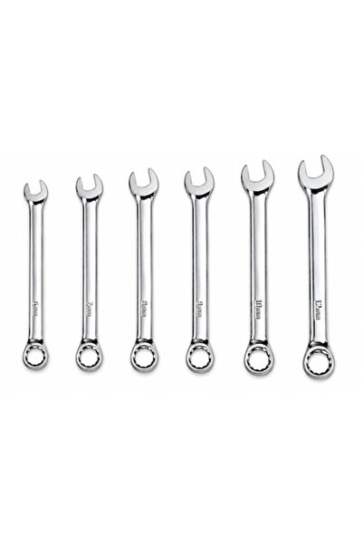 OEM Set 7 Chei Fixe, Capăt Deschis și Inelar, 6-12 mm, Utilizări Multiple, Cr...