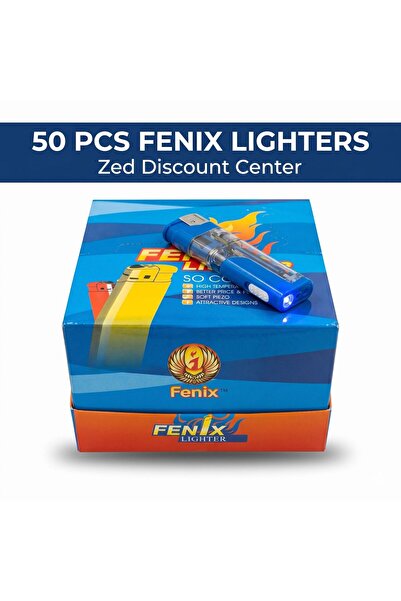 Fenix Brichetă FX-L001 - 2 în 1 (brichetă + lumină LED) - 50 bucăți
