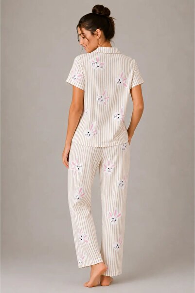 My Hanne Patterned Women's Pajama Set 9930