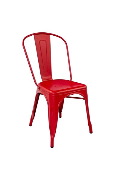 Tolix Kırmızı Sandalye
