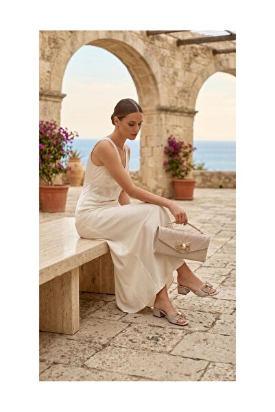EMIENZA Dicky Simli Vegan Leather Sandals and Bag Set