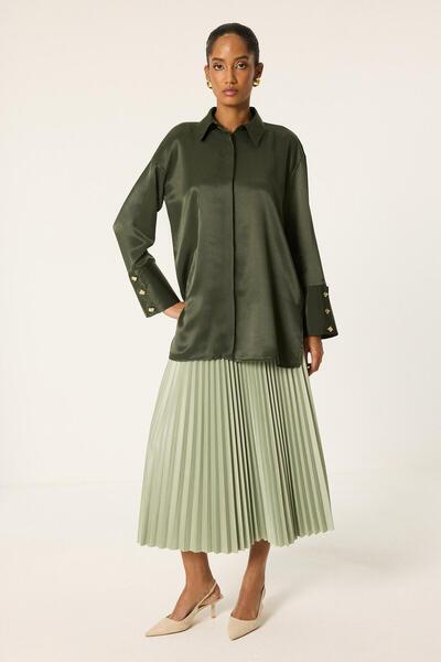 Touché Privé Wide-Cuffed Viscose Shirt