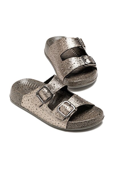 lady classy Women's Special Stone Embellished Buckle Slippers Stylish and Com...