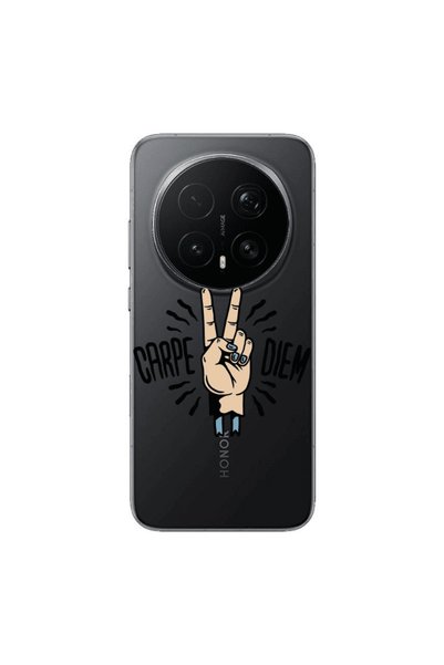 Other Honor Magic 8 Lite Pro Carpe Two Diem Transparent Silicone TPU Θήκη