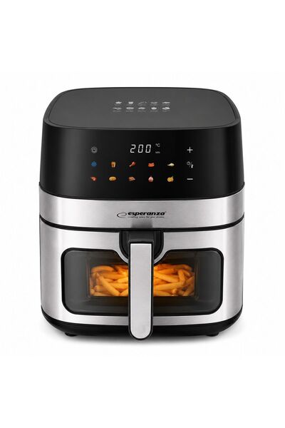OEM Friteuză cu aer cald, 10 programe presetate, fereastră de vizualizare, ca...