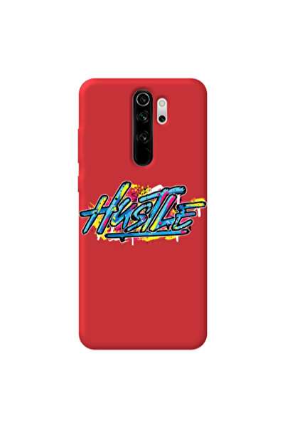 Other Xiaomi Redmi Note 8 Pro Hustle Red Colored Silicone TPU Θήκη